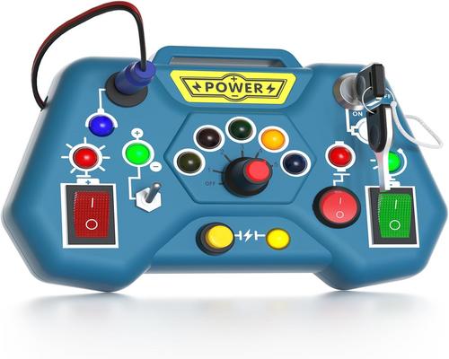 a Montessori Busy Board With Led