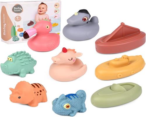 a Mooklin Roam Bath Toy Set