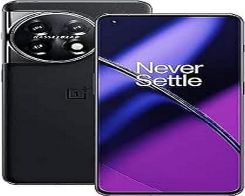 a black oneplus smartphone