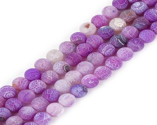 a Lot of Purple Agate Beads Shgbeads