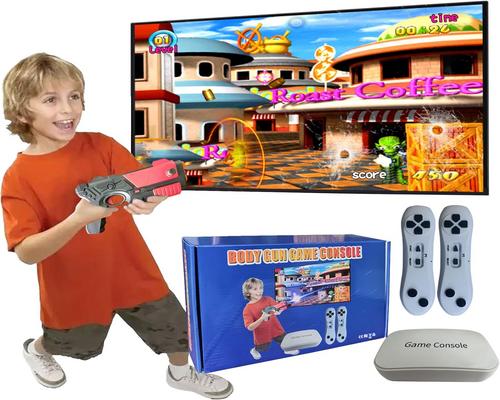 a Damcoola Handheld Game Console